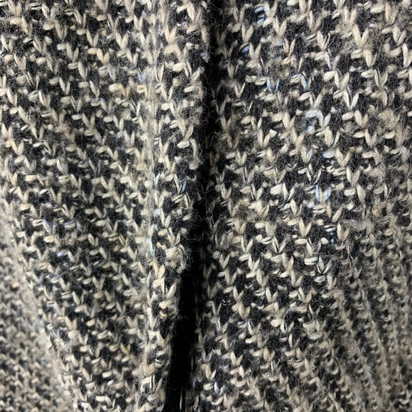 Free People Long Oversize Gray Boho Comfortably Hooded Sweater M - Picture 5 of 7